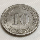 Saksa 10 Pfennig 1901D - pikkukuva 3