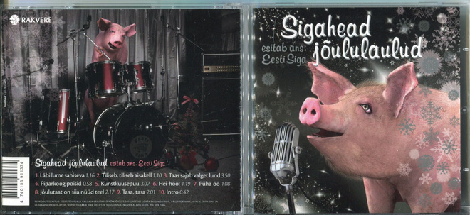 EESTI SIGA . JOULU CD-LEVY . SIGAHEAD JÖULULAULUD