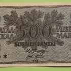 TÄHTI, 500 mk 1955 **  Taitoksia, ryppyinen. Kunto 4-5 (KD3) - pikkukuva 1