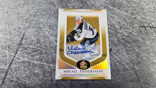 Mikael Andersson 2020-21 SP Legends Auto