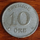 Ruotsin 10 ören hop.kolikoita - pikkukuva 1