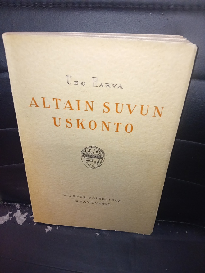 Uno Harva : Altain suvun uskonto ( SIS POSTIKULU )