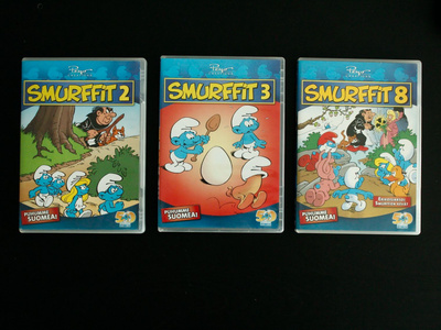 Smurffit DVD 3 kpl : #2 #3 ja #8