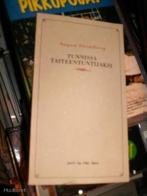 August Strindberg TUNNISSA TAITEENTUNTIJAKSI ( 2 p. 1997 )