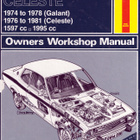 Korjausopas Mitsubishi Galant, 1974-78 Celeste 1974- 1981. - pikkukuva 1