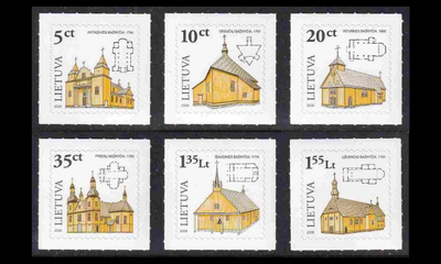 Liettua 954-9_I ** Käyttösarja puukirkkoja -08 (2008)