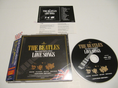 The Beatles Love Songs Japanilainen CD OBI