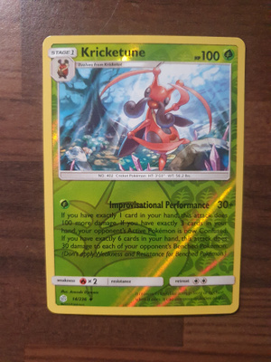 Pokemon Kricketune 14/236 Reverse holo