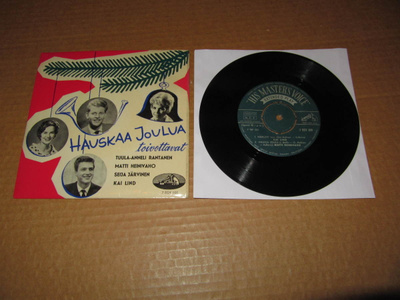 Hauskaa Joulua  7"EP Tuula-Anneli Rantanen+3 v.1960 GREAT!