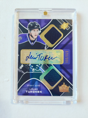 Lauri Tukonen - 07-08 SPx Rookie Auto Jersey /999