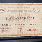25 mk vaasan pankki 1918 litt B tähti kl 4 rvja - pikkukuva 2