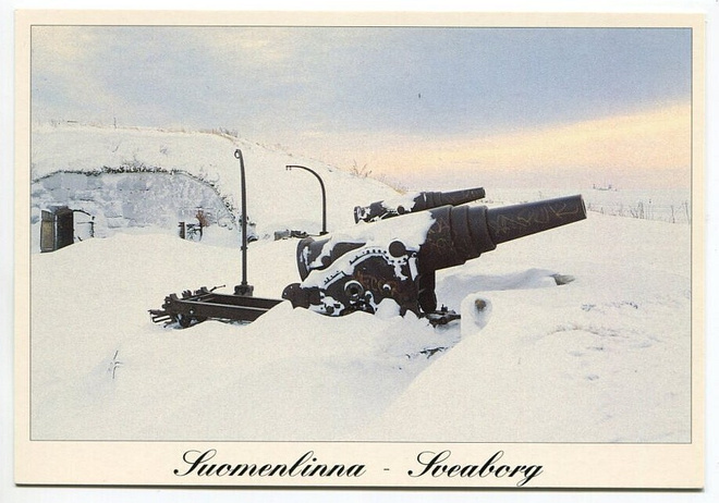 Helsinki Suomenlinna Venäläiset vallit ja tykit 1990-luku