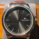 Tommy Hilfiger TH.484 minimalistinen rannekello nahkaranneke - pikkukuva 1