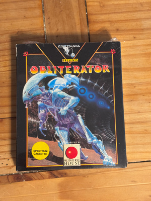 Obliterator – ZX Spectrum, avaamaton muovikelmussa