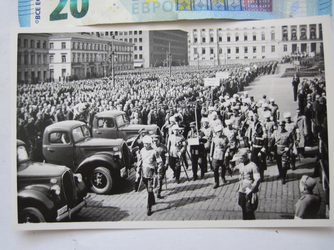 VANHA Valokuva Mannerheim Kenraalit Helsinki 1938