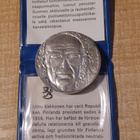 10 Mk 1975 Kekkonen 75v. Hopea 500 KL 9. - pikkukuva 2
