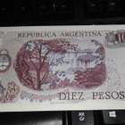 Argentiina 10 Pesos 1974-75 P295 UNC - pikkukuva 2