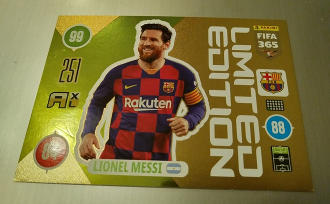2021 Panini FIFA 365 Lionel Messi Limited Edition