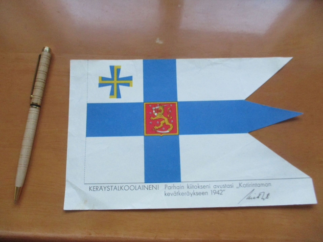 1942 Keräystalkoolaisen paperiviiri
