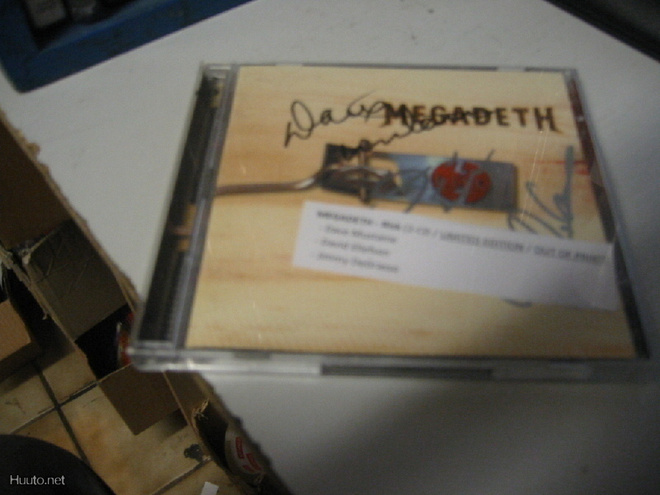 MEGADETH - RISK 2CD DAVEN,DAVIDIN JA JIMMYN NIMMAREILLA