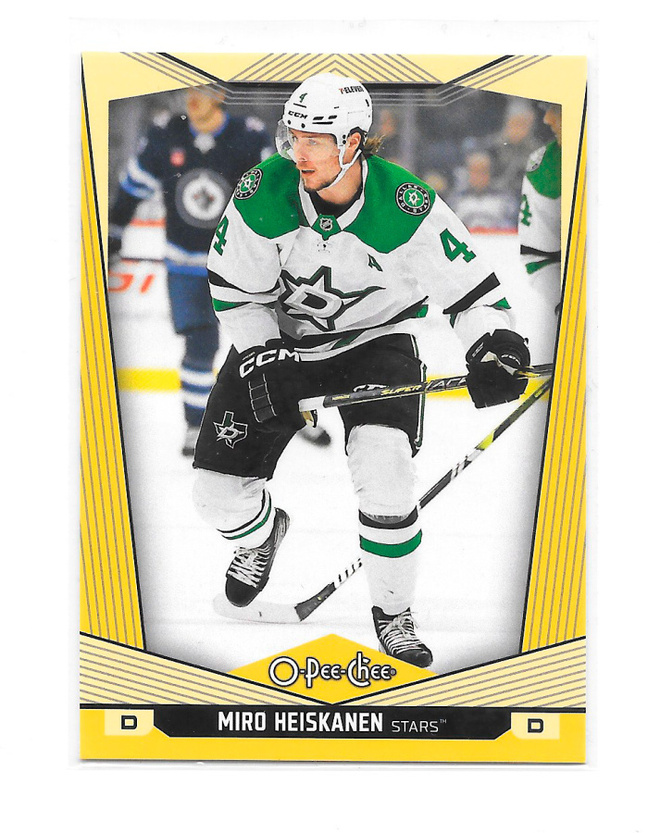2024-25 O-Pee-Chee Yellow #497 Miro Heiskanen