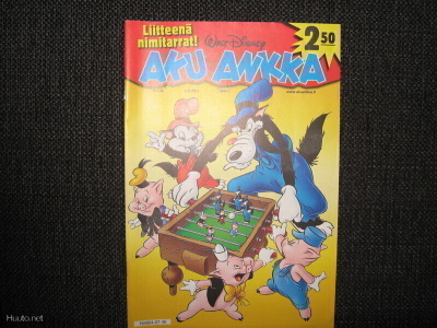 Walt Disney*Aku Ankka N:o 36/2007 liitteenä nimitarrat