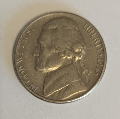 USA 5 cents 1975, 2 kuvaa