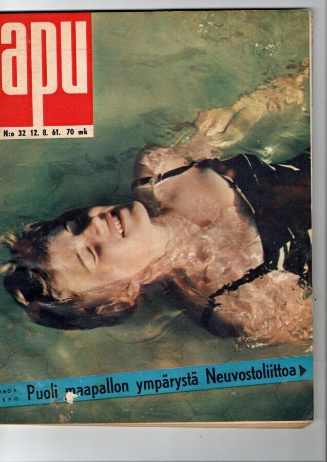 Apu n:o 32 1961 Puoli maapallon ympyrästä Neuvostoliittoa.