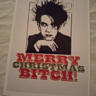 THE CURE --- Xmas postikortti--- 9.5cm x 13.5cm - pikkukuva 1
