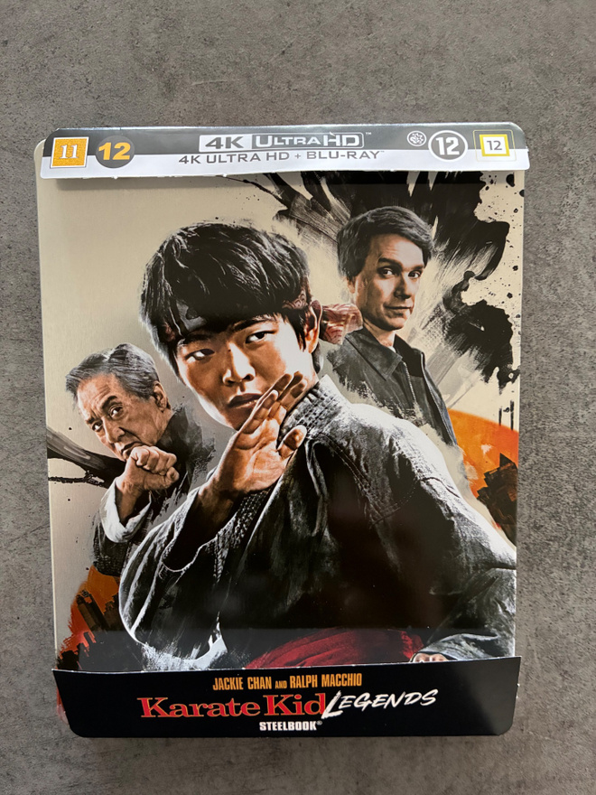 4k uhd + blu-ray karate kid legends steelbook