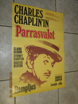 Charles Chaplin: Parrasvalot - elokuvajuliste (1980-luku)