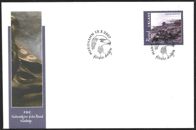 FDC Åland 2007  Ahvenanmaalaisia maisemia  LaPe ÅL 278