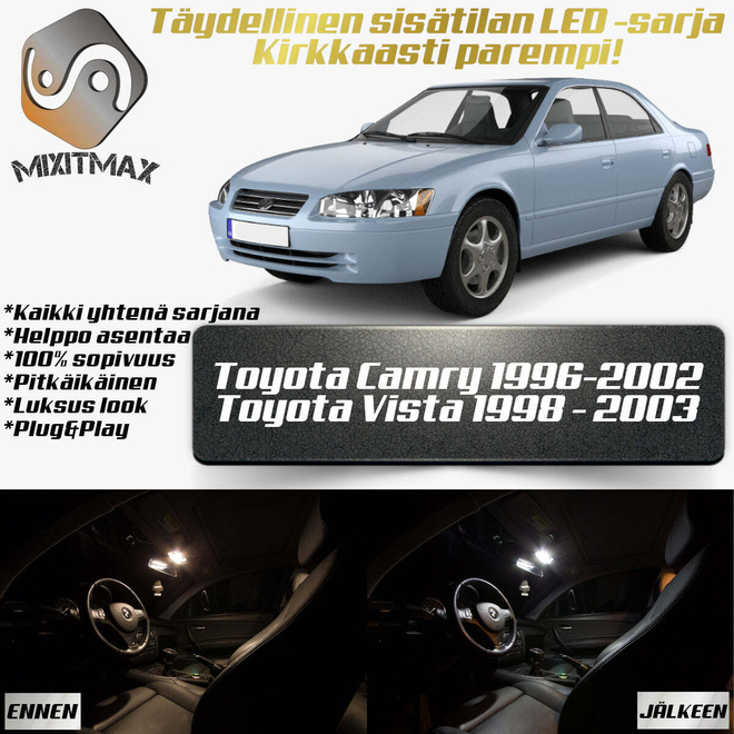 Toyota Camry (XV20) Sisätilan LED-sarja 8-osainen