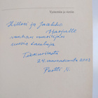 Pertti Nieminen : Vyötettiin ja vietiin : runoja (signeer... - pikkukuva 3