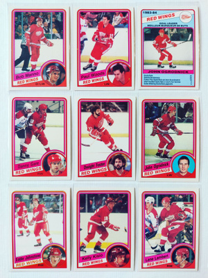 84-85 Opc - Detroit Red Wings 15kpl