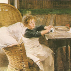 Helene Schjerfbeck : "Toipilas, v.1888" . Ei kulk. - pikkukuva 1