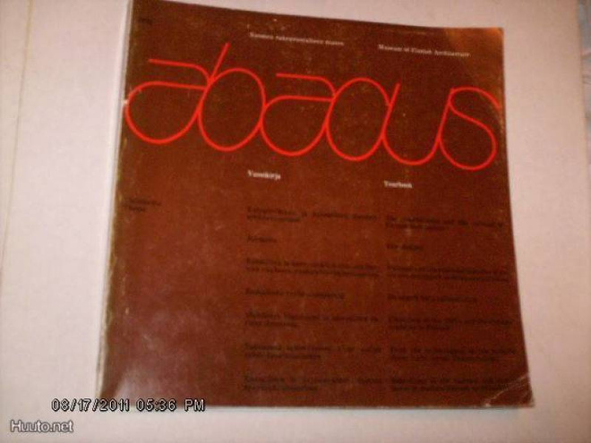 ABACUS Suomen rakennustaiteen museon vuosikirja 1979 *Sis.pk