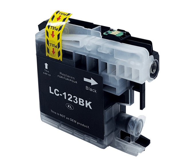 Brother LC123BK mustekasetti, musta – tarvike, premium
