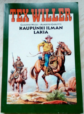 Tex Willer suuralbumi Kaupunki ilman lakia , lukematon