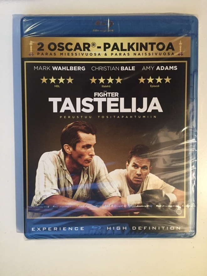 The Fighter - Taistelija (Blu-ray) Mark Wahlberg [2010] UUSI