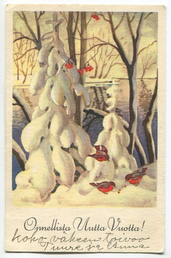 Forsström, Gunnar, Onnellista Uutta Vuotta, 1940-luku