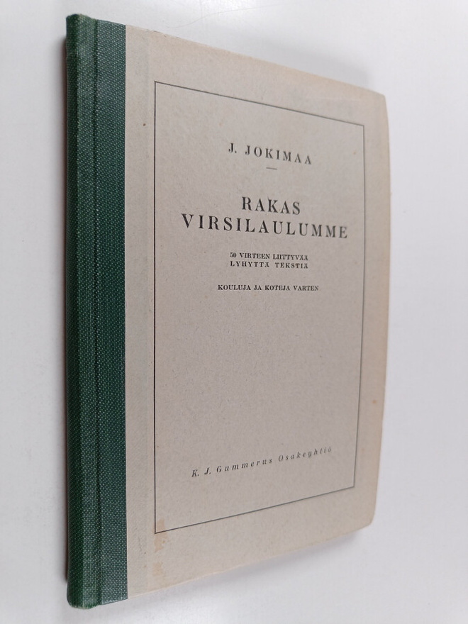 J. Jokimaa : Rakas virsilaulumme