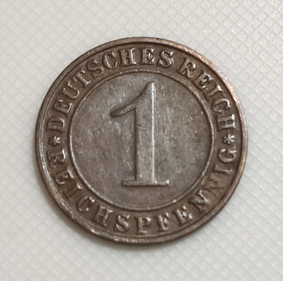 Saksa 1 Pfennig 1929D