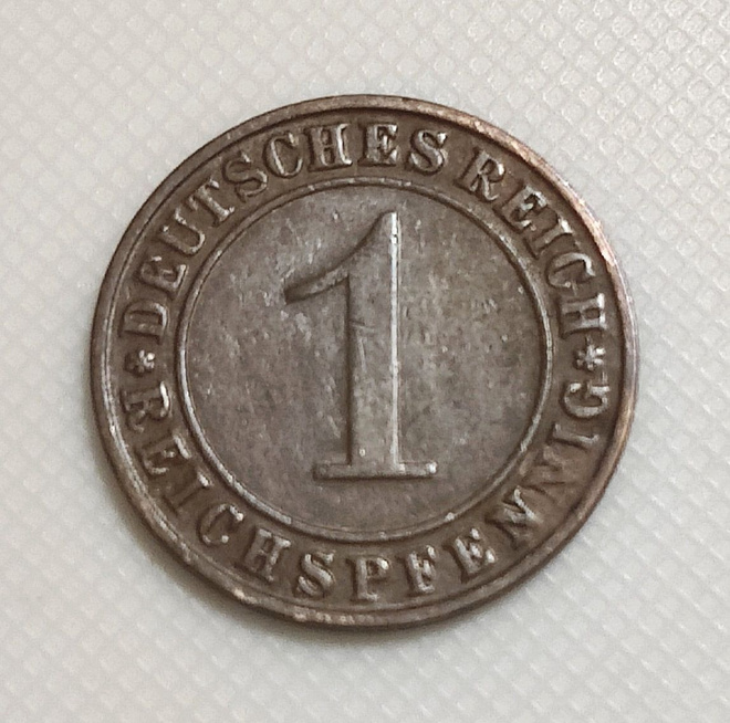 Saksa 1 Pfennig 1929D