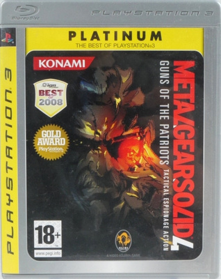 Metal Gear Solid 4: Guns Of The Patriots (Platin