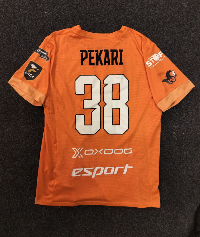 Esport Oilers Game Worn Pekari #38
