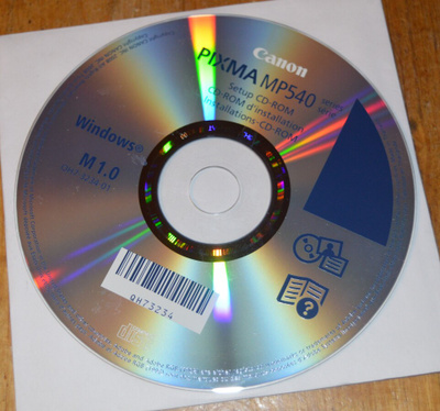 HP Pixma MP540 asennusCD