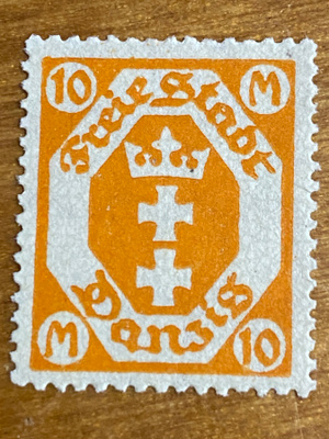 SAKSA DANZIG 1922 MERKKI**