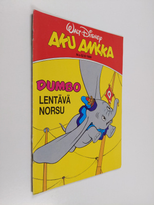 Walt Disney : Aku Ankka 52 B 1988 : Dumbo lentävä norsu