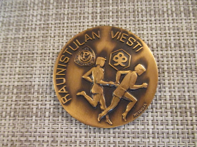 Raunistulan Viesti mitali Turku 1985 /Heinoja.